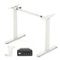 Costway - Electric Standing Desk Frame with LED Display Memory Positions for 40"-48" Desktop - White-Front_Standard