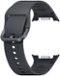 Samsung - Sport Band for Galaxy Watch8 and Galaxy Watch8 Classic S/M - Graphite-Front_Standard
