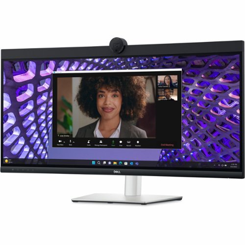 Dell - 34.1" IPS LED Curved 60Hz Monitor with HDR (USB, HDMI) - Black, Silver, Dual Color