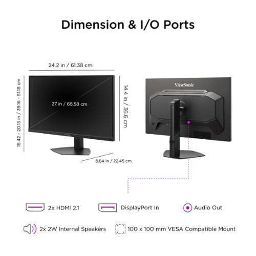 ViewSonic VX2730D 4K 27