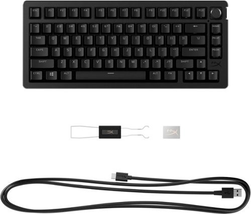 HyperX Alloy Rise 75 Wireless Mechanical Gaming Keyboard with RGB Lighting and Hot-Swappable Switches - Black BUY IN CANADA