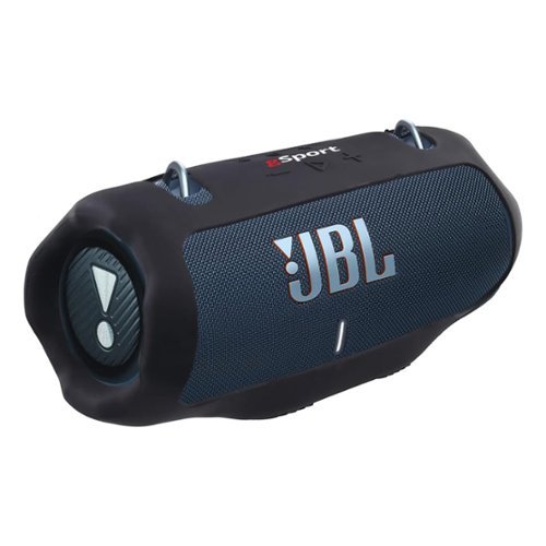 JBL - Xtreme 4 Bluetooth Speaker with gSport Silicone Sleeve - Blue-Front_Standard 