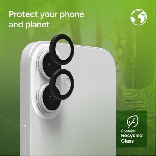 ZAGG Glass Elite Anti-Reflective Lens Protector for Apple iPhone 17/16+/16 - Black SHOP ONLINE