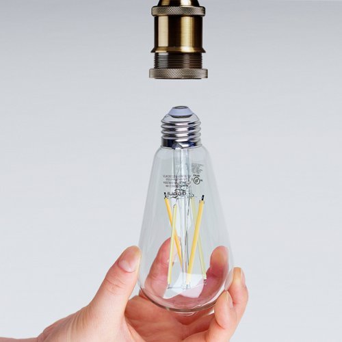 Geeni LUX ST21 Wi-Fi Smart Edison Bulb (2-Pack) - White HOW TO BUY