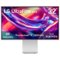 LG - 32” UltraFine evo 6K Nano IPS Black Professional Monitor with DisplayHDR 600 (Thunderbolt 5, HDMI, DisplayPort, USB-C) - Silver-Front_Standard