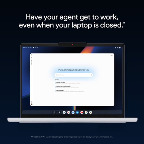 Lenovo Googlebook 15.3 3K 120Hz OLED Touchscreen Laptop - Intel Core Ultra 5 Processor 325 2026 - 16GB Memory - 512GB Storage - Cloud Grey GLOBAL SHIPPING