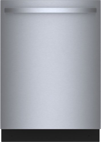 "Bosch - 800 Series 24"" Top Control Smart Built-In  Stainless Steel Tub Dishwasher with Flexible 3rd Rack, 42 dBA - Stainless Steel"