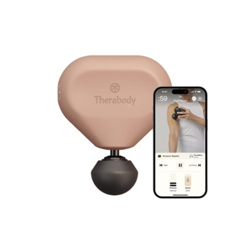 Therabody - Theragun Mini (3rd Generation) - Ultra-Portable Massage For Recovery Anytime, Anywhere - Desert Rose