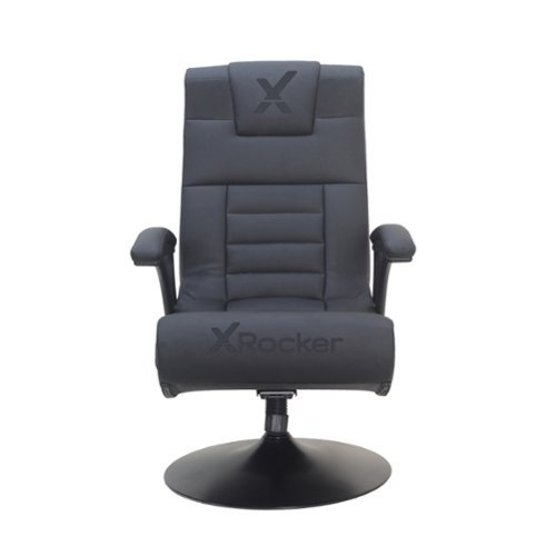 X Rocker - Covert 2.1 Gaming Chair - Black-Front_Standard 