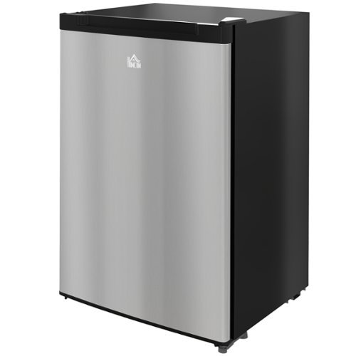 Forest'nSky - 3.0 Cu.Ft Compact Upright Freezer - Single Door, Adjustable Thermostat, Ideal for Dorm, Apartment & Office - Silver-Front_Standard 
