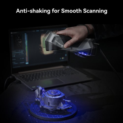 Creality CR-Scan Raptor 3D Scanner 0.02mm Accuracy, 60fps Quick Scan; Industry-Grade Multiple-Line Blue - Black BUY ONLINE