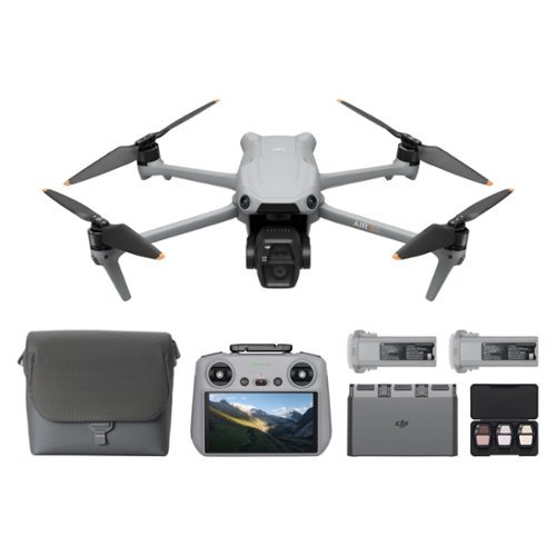 DJI - Air 3S Fly More Combo (RC 2) 4K Dual-Camera Drone CP.MA.00000816.01-Front_Standard 