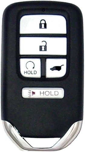 Car Keys Express - Honda Simple Key - 5 Button Smart Key Remote and programming device - Black