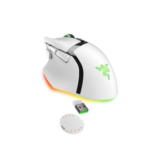 RAZER BASILISK V3 PRO CUSTOMIZABLE WIRELESS GAMING MOUSE WITH RAZER HYPERSCROLL TILT WHEEL - WHITE GLOBAL SHIPPING