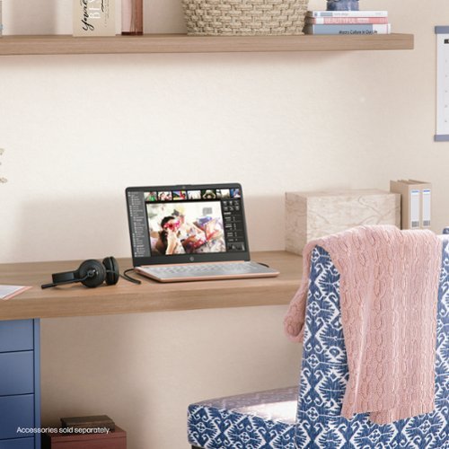 HP 14 Laptop - Intel Celeron N4500 2021 - 4GB Memory - 64GB eMMC - Pale Rose Gold BUY IN MIDDLE EAST