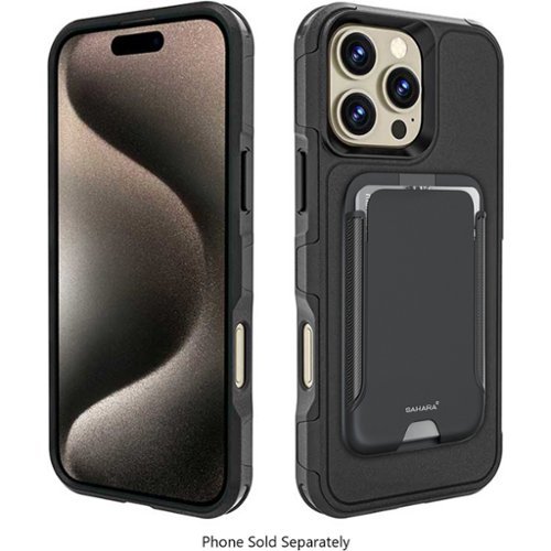 SaharaCase Raider Series Wallet Case for Apple iPhone 16 Pro Max - Scorpion Black WHERE TO BUY