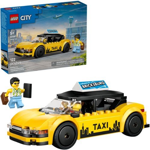 LEGO - City Yellow Taxi Car Building Toy 60487