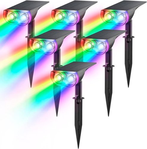Linkind - Multicolor Solar Spot Lights (6-pack) - Multicolor