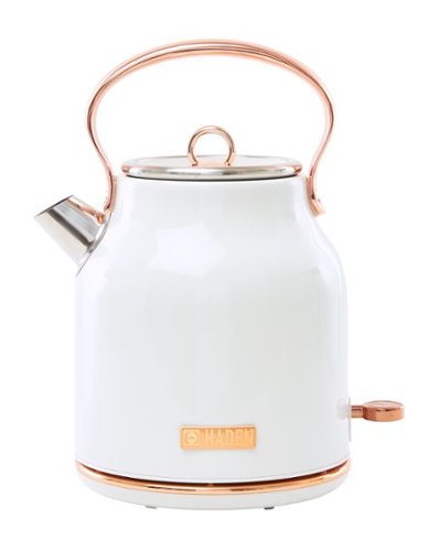 Haden - Heritage Electric Kettle - Ivory Copper-Front_Standard 