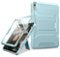 DTTO - Shockproof Case for iPad A16 11-inch & ipad 10th10.9-inch with Built-in Screen Protector, Full Body Protective Cover - Ice Blue-Front_Standard