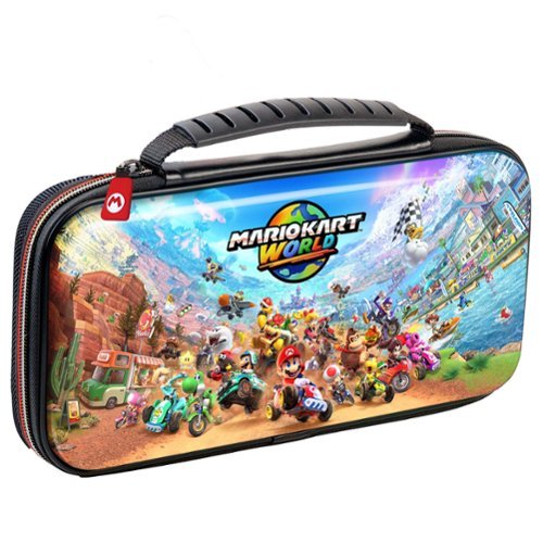 RDS Industries Nintendo Licensed Game Traveler Deluxe Mario Kart World Case - Black WORLDWIDE DELIVERY