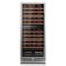 Ca'Lefort - 24 inch 90-Bottle Dual Zone Wine Cooler Refrigerator,Freestanding/Built-In,3-Color LED Light ,For Home Bar & Office - Stainless Steel-Front_Standard