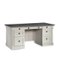 Sauder - Palladia Computer Desk - White/Black-Front_Standard