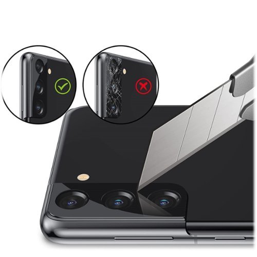 SaharaCase ZeroDamage Camera Lens Protector for Samsung Galaxy S21 FE 5G (2-Pack) - Clear/Black WHERE TO BUY