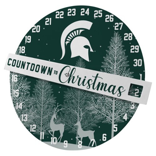 Pegasus - Michigan State Spartans Countdown to Christmas Wall Sign - Multicolor-Front_Standard 