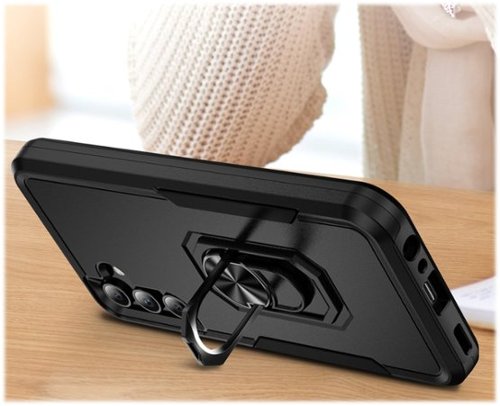 SaharaCase ArmorPro Kickstand Case for Samsung Galaxy A15 5G - Black BUY IN EUROPE