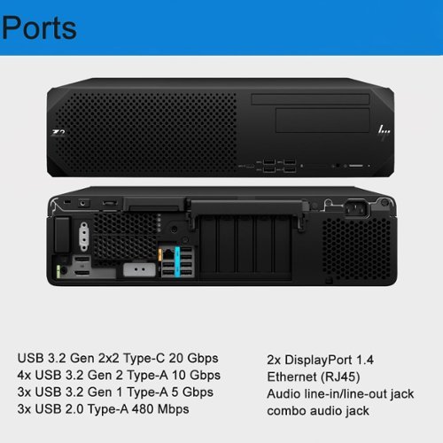 HP Z2 G9 SFF Workstation Desktop Intel Core i5 14500 16GB Memory