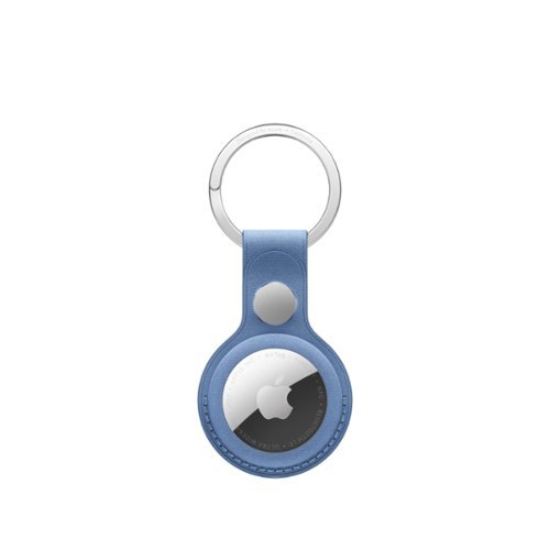 Apple - AirTag FineWoven Key Ring - Wildflower Blue
