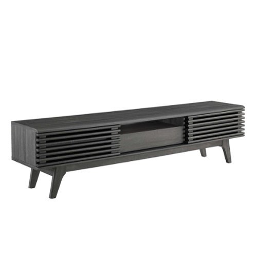 Render 70" TV Stand by Modway - Charcoal-Front_Standard 