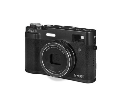 Minolta - Retro MND70 48.0 Megapixel Digital Camera - Black