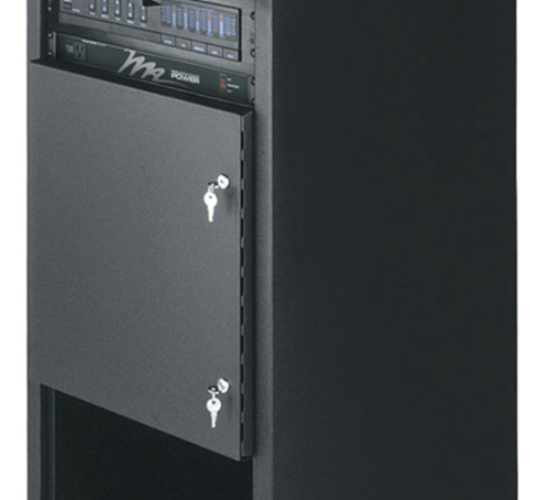 Middle Atlantic - 15 RU Solid Security Door - Black