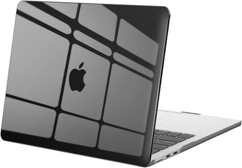 mosiso - Case for MacBook Air 13 inch A2337 M1 A2179 A1932 with Touch ID 2018-2022 - Smoke Black-Front_Standard 