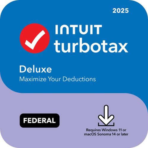 TurboTax - Deluxe 2025 Federal Only + E-file - Mac OS, Windows [Digital]