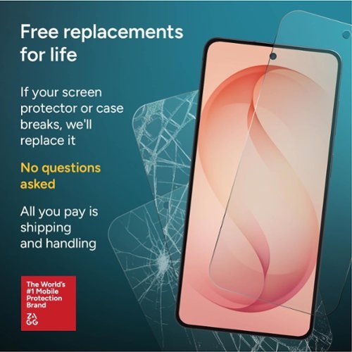 ZAGG Glass+ Defense Screen Protector for Samsung Galaxy A37 5G - Clear WHERE TO BUY