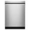 KitchenAid - 24 inch Top Control Built-In Dishwasher with Third Rack, Advanced ProDry System, Ultra-bright LED Lighting - Stainless Steel-Front_Standard