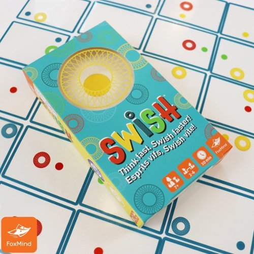FoxMind Games FoxMind Swish Logic Puzzle Game - Match Hoops & Balls, 2-6 Players, Ages 7+ WORLDWIDE DELIVERY