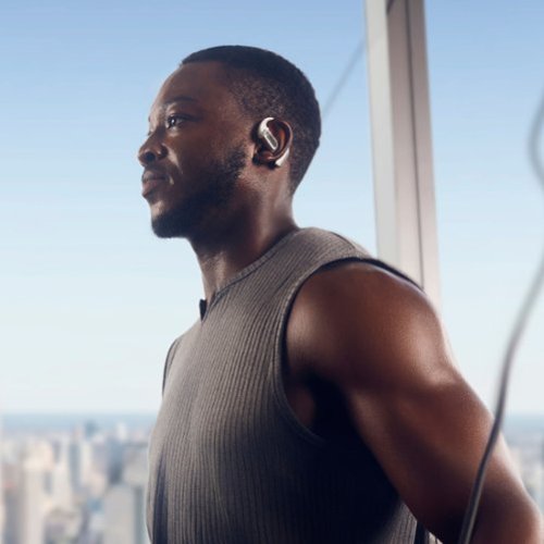 Shokz OpenFit Pro Open-Ear True Wireless Active Noise Reduction Earbuds - White SHOP ONLINE