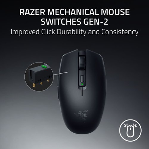 Razer Orochi V2 (2026) Lightweight Portable Optical Gaming Mouse with Up to 1100 Hour Battery Life for PC and Mac - Wireless - Black WORLDWIDE DELIVERY