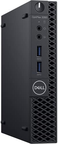 Dell - Refurbished Excellent - Optiplex 3060 Desktop Intel Core i5-8500T 8GB 256GB SSD Windows 11 Pro - Black-Front_Standard 