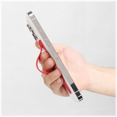 SaharaCase FingerGrip Cell Phone Holder Strap for Most Cell Phones - Red GLOBAL SHIPPING