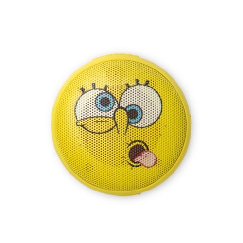 Speaqua Cruiser Portable Waterproof Compact Bluetooth Speaker - SpongeBob Silly GLOBAL SHIPPING