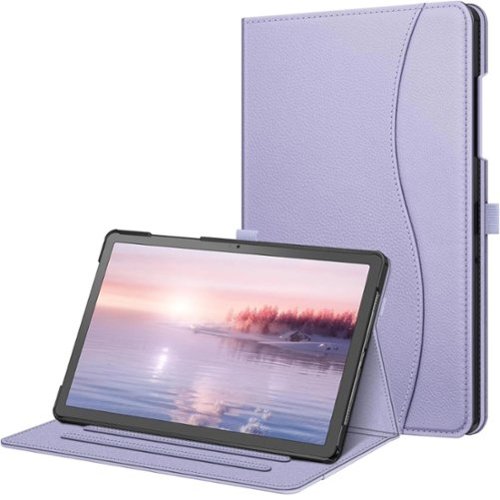 Kitcheniva - Multi Angle Stand Protective Case Cover For 11'' Samsung Galaxy Tab A9+ - Lilac Purple-Front_Standard 
