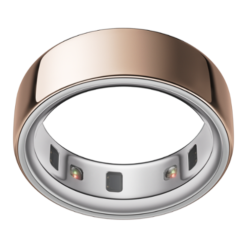 Oura Ring 4 - Smart Ring - Size Before You Buy with Oura Ring 4 Sizing Kit - Size 6 - Rose Gold