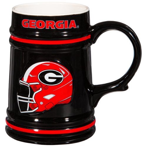 Evergreen Enterprises - Georgia Bulldogs 24oz. Ceramic Stein Cup with Gift Box - Multicolor-Front_Standard 