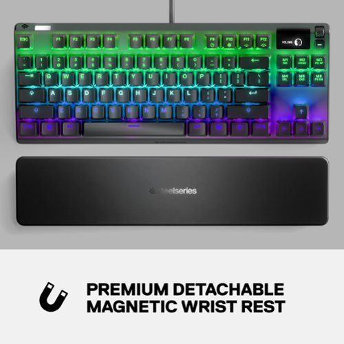 SteelSeries Apex 7 TKL Wired Mechanical Brown Tactile & Quiet Mechanical Switch Gaming Keyboard with RGB Backlighting - Black GLOBAL SHIPPING