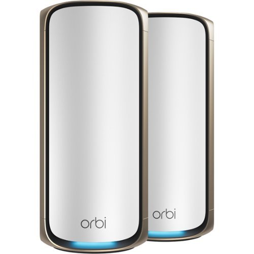 NETGEAR - Orbi 970 Series BE27000 Quad-Band Mesh Wi-Fi 7 System (2-pack) - White